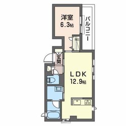 シャーメゾン坂田町の物件間取画像